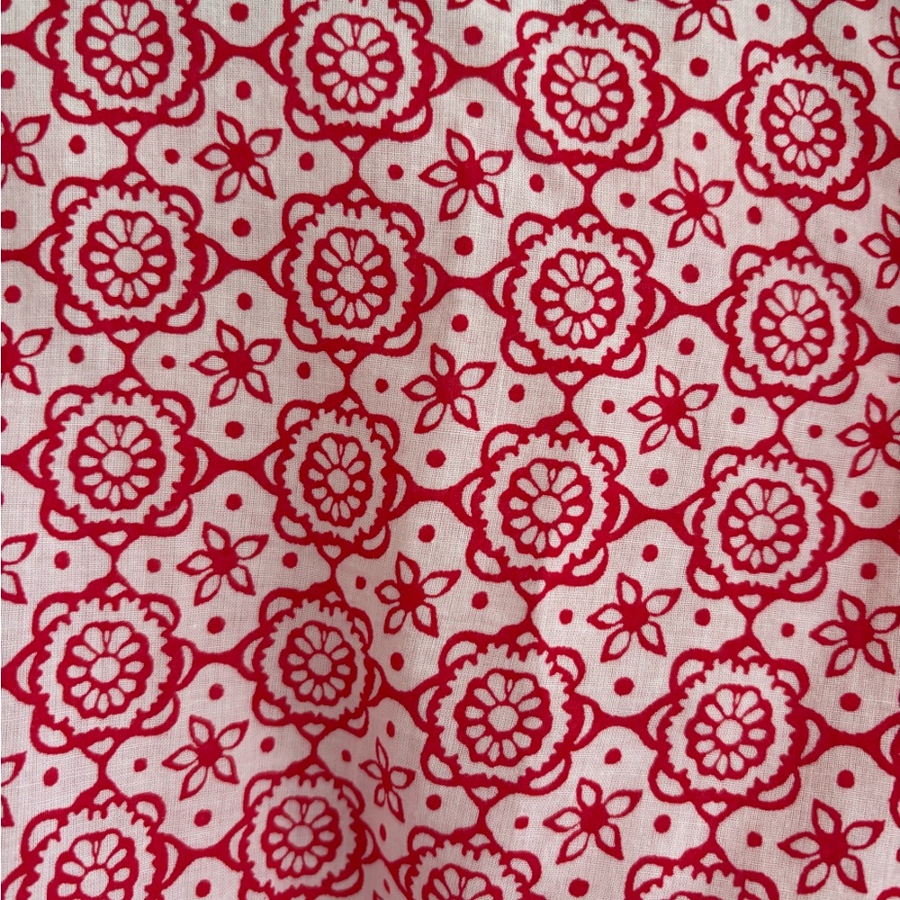 Talbots Patterned Lightweight Cotton Popover Top … - image 7